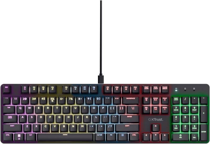 Trust GXT 871 Zora Gaming-Tastatur von Trust