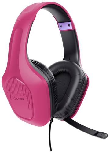 Trust GXT415P ZIROX Gaming Over Ear Headset kabelgebunden Stereo Pink Trust GXT415P ZIROX Gaming Over Ear Headset kabelgebunden Stereo Pink von Trust