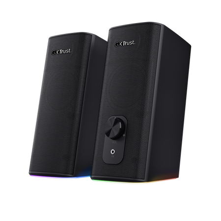 Trust GXT612 Cetic Bluetooth® Gaming-Lautsprecherset Leistungsstarkes kabelloses Lautsprecherset mit Bluetooth® und RGB-Beleuchtung von Trust