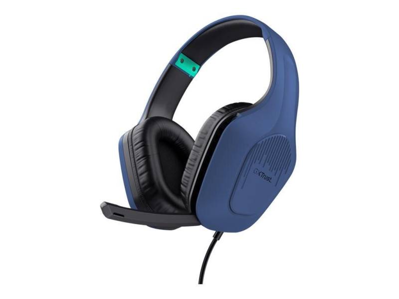 Trust Gaming GXT 415B Zirox Federleichtes Gaming-Headset - Blau von Trust
