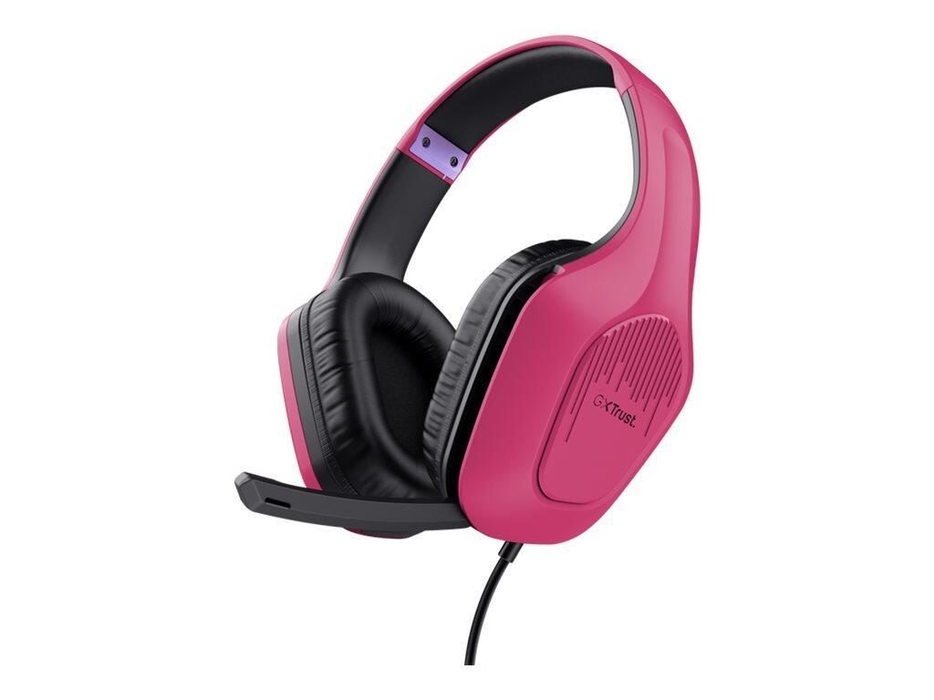 Trust Gaming GXT 415P Zirox Federleichtes Gaming-Headset - Rosa Trust Gaming GXT 415P Zirox Federleichtes Gaming-Headset - Rosa von Trust