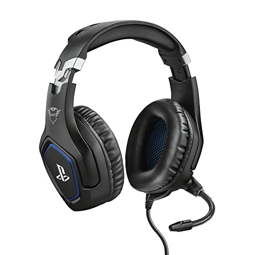 Trust Gaming GXT 488 Forze Gaming-Headset PS4 und PS5, offizielle Lizenz für Playstation, Klappmikrofon, 50 mm aktive Lautsprecher, geflochtenes Nylonkabel, 1,2 m, Schwarz Trust Gaming GXT 488 Forze Gaming-Headset PS4 und PS5, offizielle Lizenz für Playstation, Klappmikrofon, 50 mm aktive Lautsprecher, geflochtenes Nylonkabel, 1,2 m, Schwarz von Trust