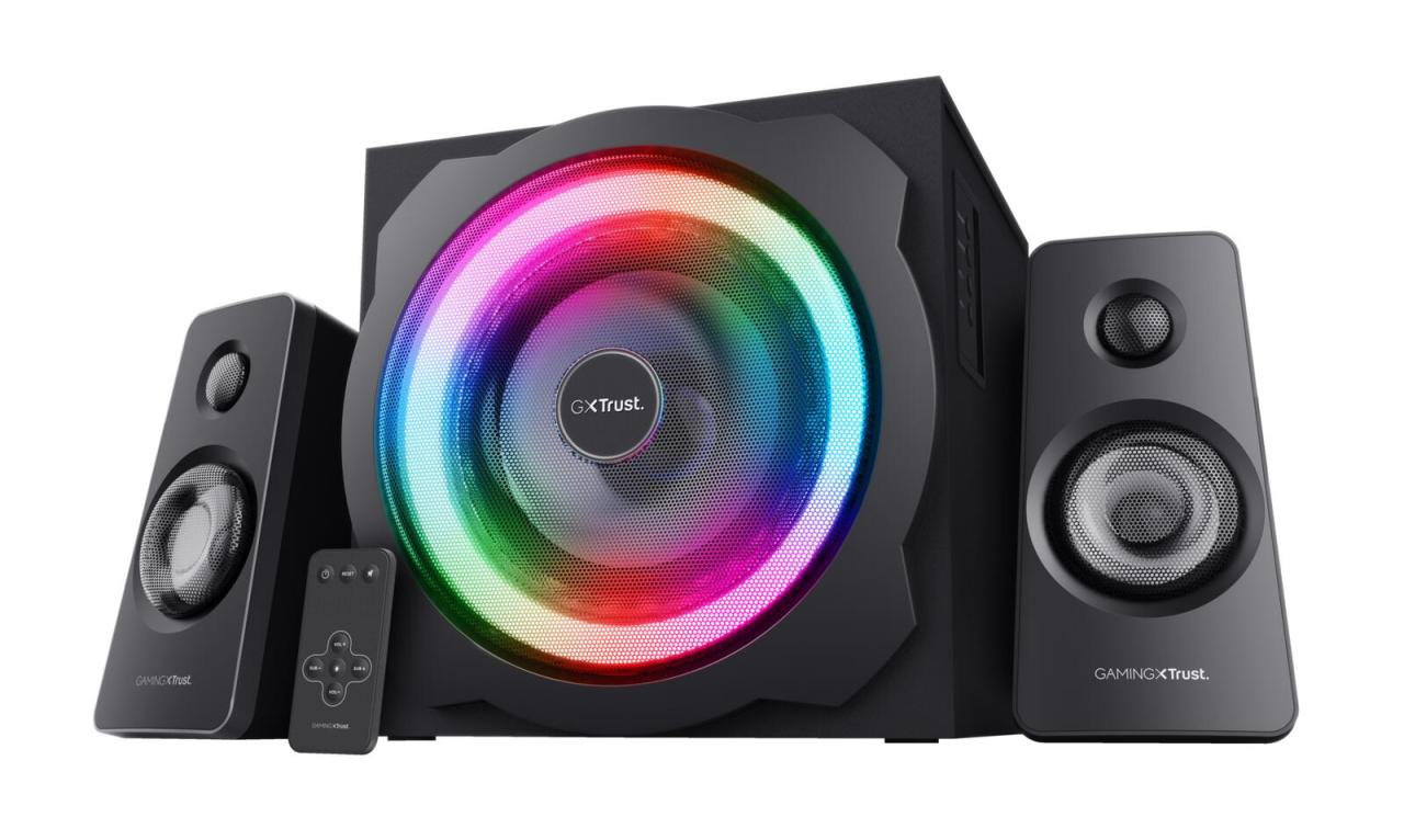 Trust Gaming GXT 629 Tytan 2.1-Lautsprecherset - Schwarz EU Trust Gaming GXT 629 Tytan 2.1-Lautsprecherset - Schwarz EU von Trust