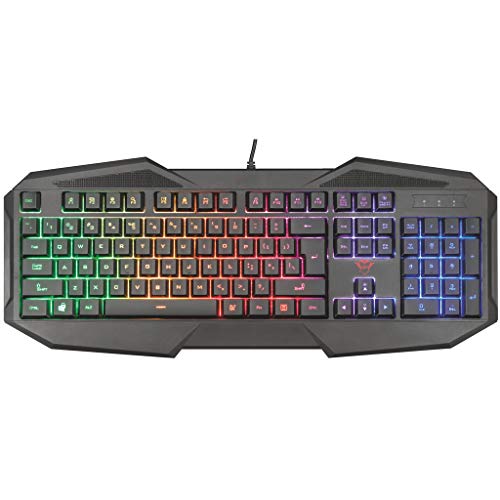 Trust Gaming GXT 830-RW Avonn Gaming-Tastatur, Belgisches AZERTY-Layout von Trust