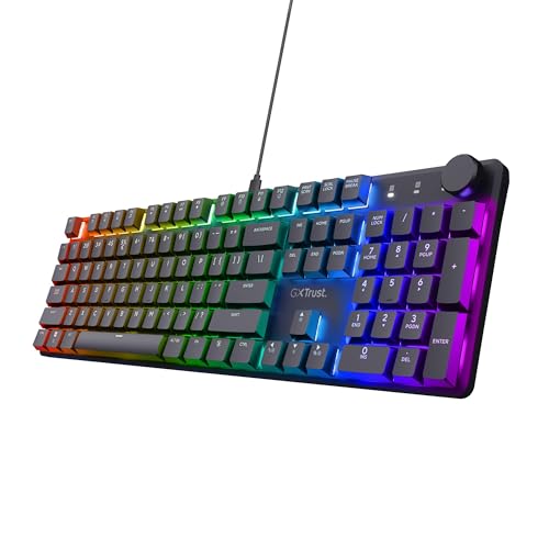 Trust Gaming GXT 866 Torix Niederländisches QWERTY-Layout Mechanische Tastatur von Trust