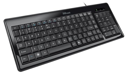 Trust Gracia Compact Slimline Tastatur (US/NL Tastaturlayout, QWERTY) von Trust