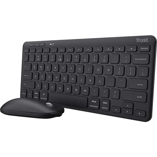 Trust Lyra Draadloos Toetsenbord en Muis Set, QWERTY Layout von Trust