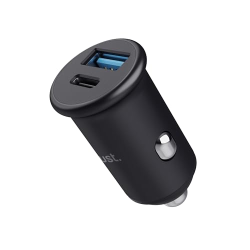 Trust Maxo 38W PD Mini Zigarettenanzünder USB C & USB Auto Adapter, 20W USB-C PD & 18W USB-A QC3, Car Charger Power Delivery KFZ Ladegerät iPhone 15 14 13 12 Pro Max Samsung Galaxy s23 s22 s21 Trust Maxo 38W PD Mini Zigarettenanzünder USB C & USB Auto Adapter, 20W USB-C PD & 18W USB-A QC3, Car Charger Power Delivery KFZ Ladegerät iPhone 15 14 13 12 Pro Max Samsung Galaxy s23 s22 s21 von Trust