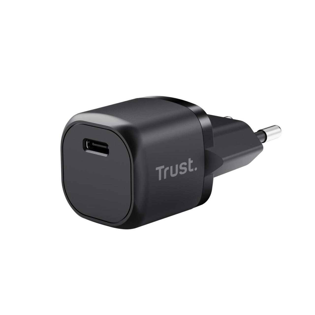 Trust Maxo Ultrakleines USB-C-PD-Ladegerät mit 20 W - Schwarz EU Trust Maxo Ultrakleines USB-C-PD-Ladegerät mit 20 W - Schwarz EU von Trust