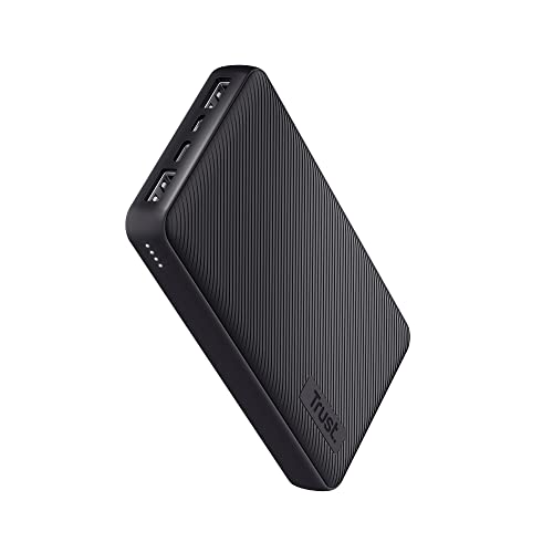 Trust Mobile Primo Powerbank Schnellladefunktion 15000 mAh, Nachhaltig, USB C Externer Akku, Tragbares Ladegerät 3A, Power Bank Handy, Smartphone, iPhone, iPad, Samsung, Xiaomi, Huawei, Tablet von Trust