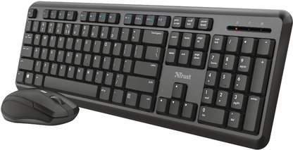 Trust ODY Tastatur Maus enthalten RF Wireless QZERTY Englisch Schwarz (23942) von Trust