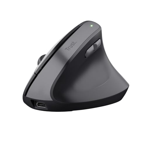 Trust Optico kabellose ergonomische Maus Bayo II, Schwarz von Trust