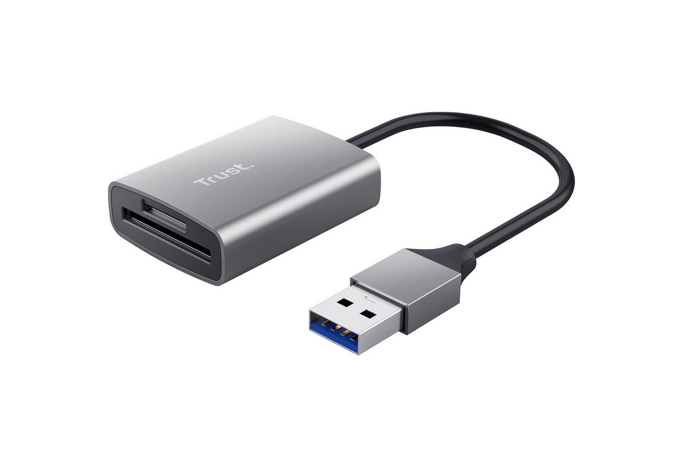 Trust Speicherkartenleser Gaming DALYX schnelles USB-Kartenlesegerät, Aluminium 140 Mbit/s Silber Trust Speicherkartenleser Gaming DALYX schnelles USB-Kartenlesegerät, Aluminium 140 Mbit/s Silber von Trust