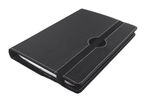 Trust Stick&Go Folio Case mit Stand 17,8 cm (7 Zoll) bis 20,3 cm (8 Zoll) für Tablet schwarz von Trust