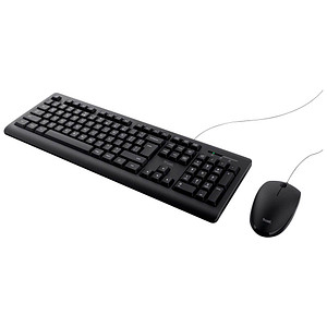 Trust TKM-250 Tastatur-Maus-Set kabelgebunden schwarz von Trust