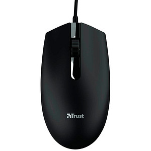 Trust TM-101 Maus kabelgebunden schwarz von Trust
