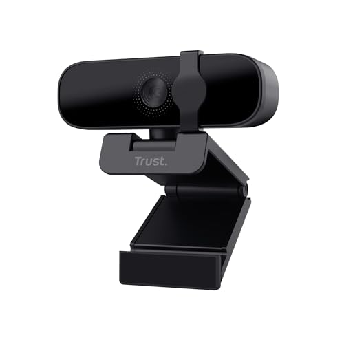 Trust Tanor 1080p Webcam PC, Full HD USB Web Cam mit Blickschutzfilter, PC Kamera mit Mikrofon, Fixfokus 30 FPS, 85% Recyclingkunststoff, Videokamera für Laptop Desktop Mac Windows Zoom Teams Trust Tanor 1080p Webcam PC, Full HD USB Web Cam mit Blickschutzfilter, PC Kamera mit Mikrofon, Fixfokus 30 FPS, 85% Recyclingkunststoff, Videokamera für Laptop Desktop Mac Windows Zoom Teams von Trust