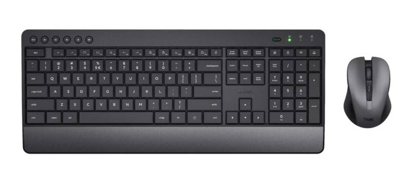 Trust Tastatur-Maus-Set kabellos 24532 schwarz von Trust