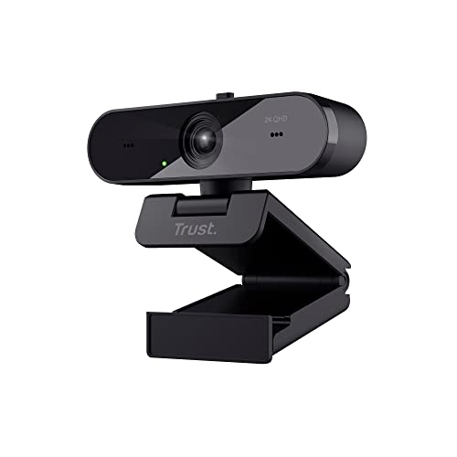 Trust Taxon 2K QHD Webcam aus 85% Recycling-Kunststoff, 2560x1440p USB Kamera PC mit Abdeckung, Autofokus, Weitwinkel, 2 Mikrofone, Videokamera für Konferenzen, Videoanrufe, Skype, Teams, Zoom Trust Taxon 2K QHD Webcam aus 85% Recycling-Kunststoff, 2560x1440p USB Kamera PC mit Abdeckung, Autofokus, Weitwinkel, 2 Mikrofone, Videokamera für Konferenzen, Videoanrufe, Skype, Teams, Zoom von Trust