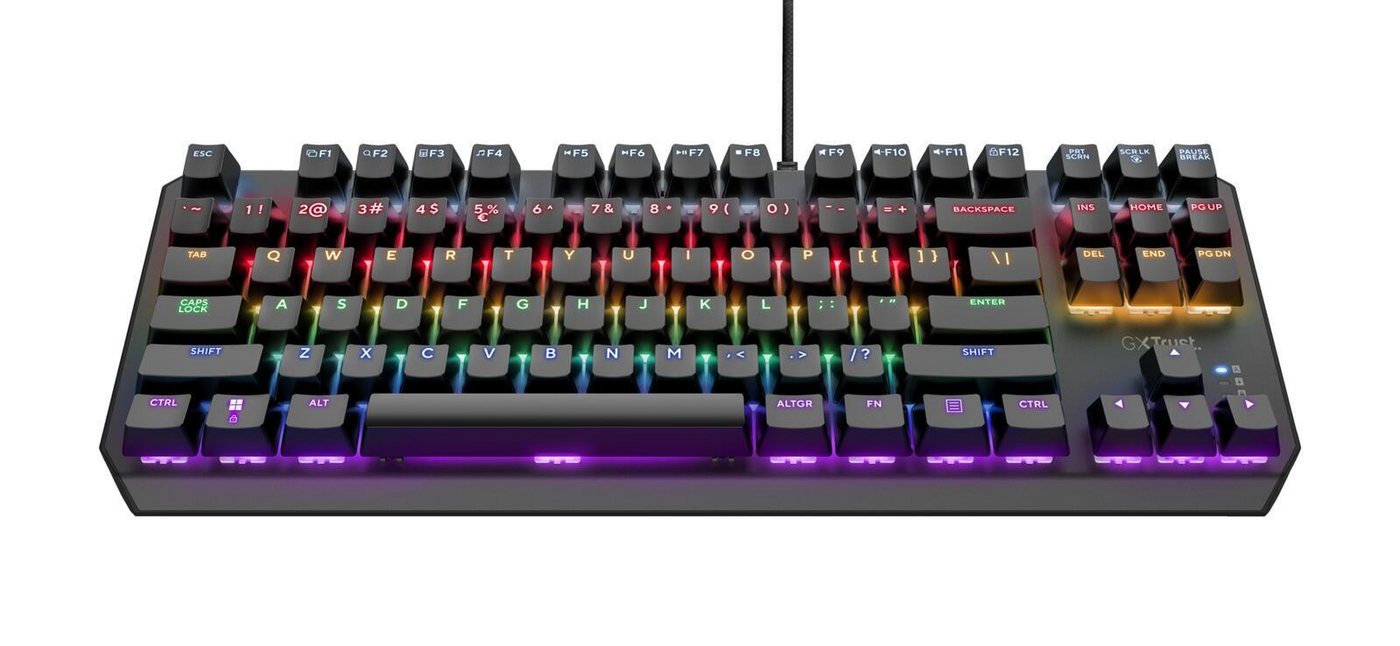 Trust Trust Gaming GXT 834 Schwarz DE Gaming-Tastatur Trust Trust Gaming GXT 834 Schwarz DE Gaming-Tastatur von Trust