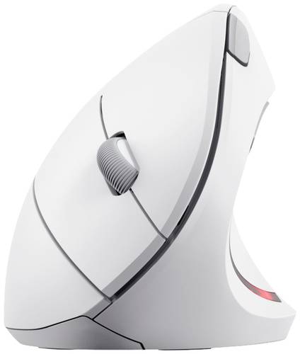 Trust VERTO WIRELESS ERGO Maus Funk Optisch Weiß 6 Tasten 1600 dpi Ergonomisch von Trust