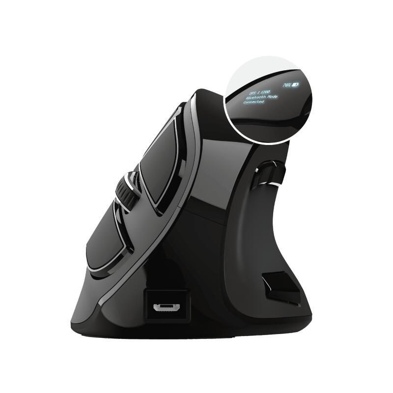 Trust Voxx Wiederaufladbare ergonomische Drahtlos-Maus - Schwarz Trust Voxx Wiederaufladbare ergonomische Drahtlos-Maus - Schwarz von Trust