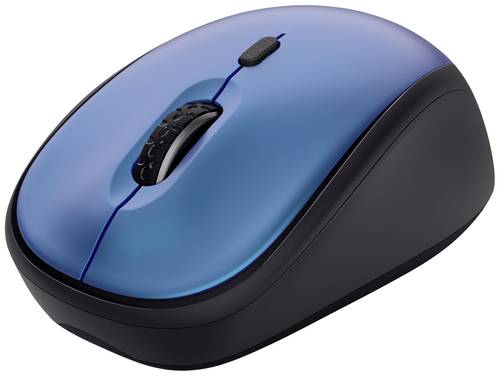 Trust YVI+ Eco Maus Funk Optisch Blau 4 Tasten 800 dpi, 1600 dpi von Trust