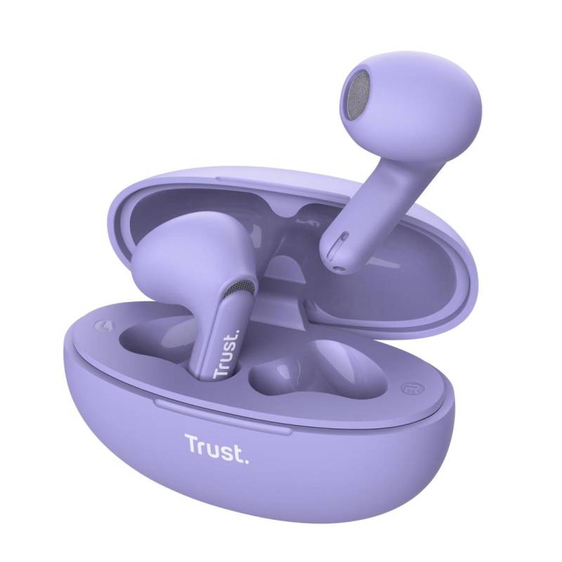 Trust Yavi Bluetooth-ENC-Ohrhörer - Purpur von Trust