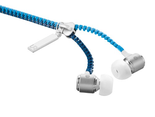 Urban Revolt Zipper In-Ear Kopfhörer Headsets blau von Trust