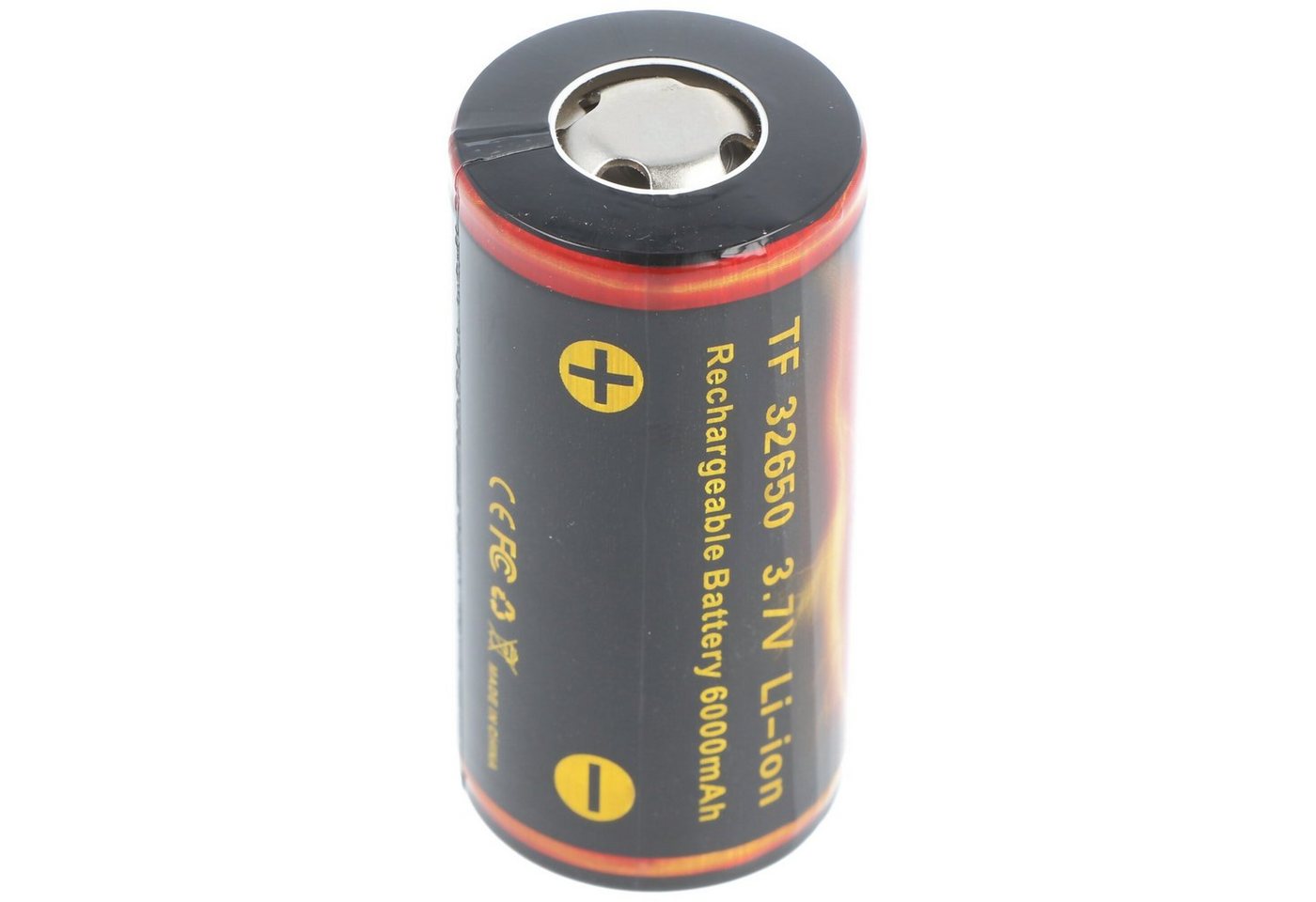 Trustfire 2 Stück Trustfire 32650 6000mAh 68,6x32,85mm, Akku 6000 mAh (3,6 V) von Trustfire