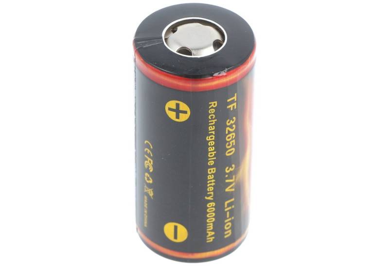 Trustfire 2 Stück Trustfire 32650 6000mAh 68,6x32,85mm, Akku 6000 mAh (3,6 V) von Trustfire