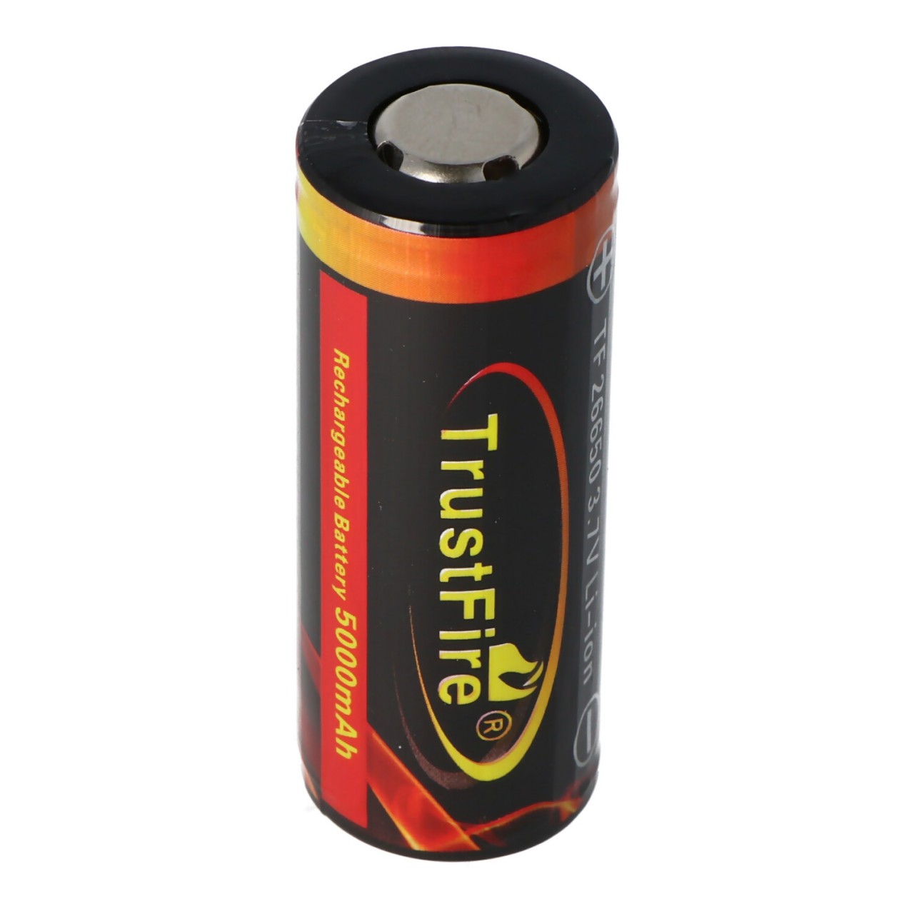 Trustfire 26650 5000mAh 3,6V, 3,7V geschützter Li-Ion-Akku, Abmessungen ca. 69,8x26,4mm beachten Trustfire 26650 5000mAh 3,6V, 3,7V geschützter Li-Ion-Akku, Abmessungen ca. 69,8x26,4mm beachten von Trustfire