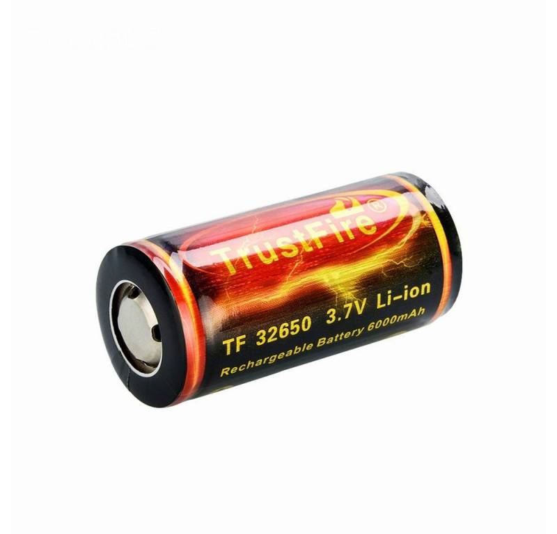 Trustfire Akku, (3,7), 32650 6000mAh Akku mit Schutzschaltung von Trustfire