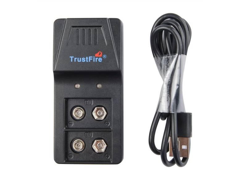 Trustfire BC01 9V Block 6F22 Akku-Ladegerät für Li-Ion, NiMH von Trustfire