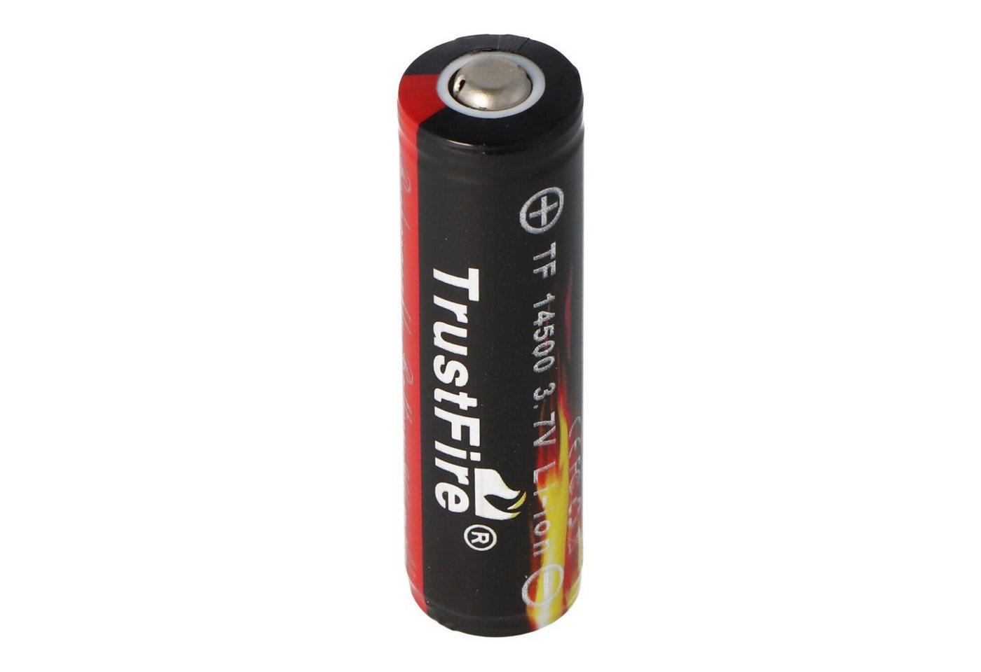 Trustfire Trustfire 14500 900mAh 3,7V geschützte Li-Ion-Zelle Abmessungen 50,95 Akku 800 mAh (3,6 V) von Trustfire