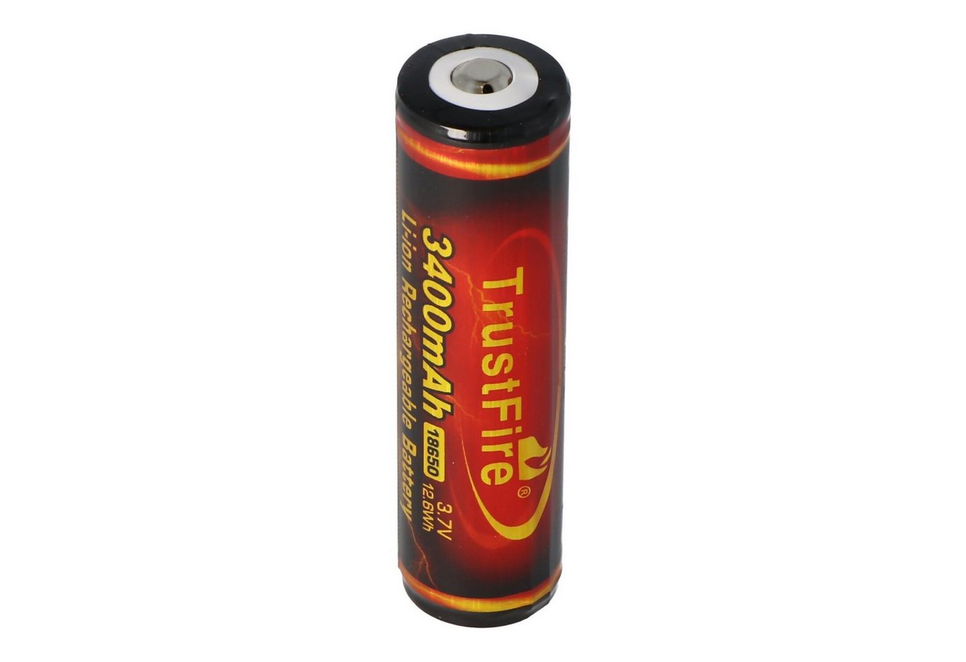 Trustfire Trustfire 18650 3400mAh 3,6V - 3,7V 68,9x18,41mm PCB geschützter Li-I Akku 3400 mAh (3,6 V) von Trustfire