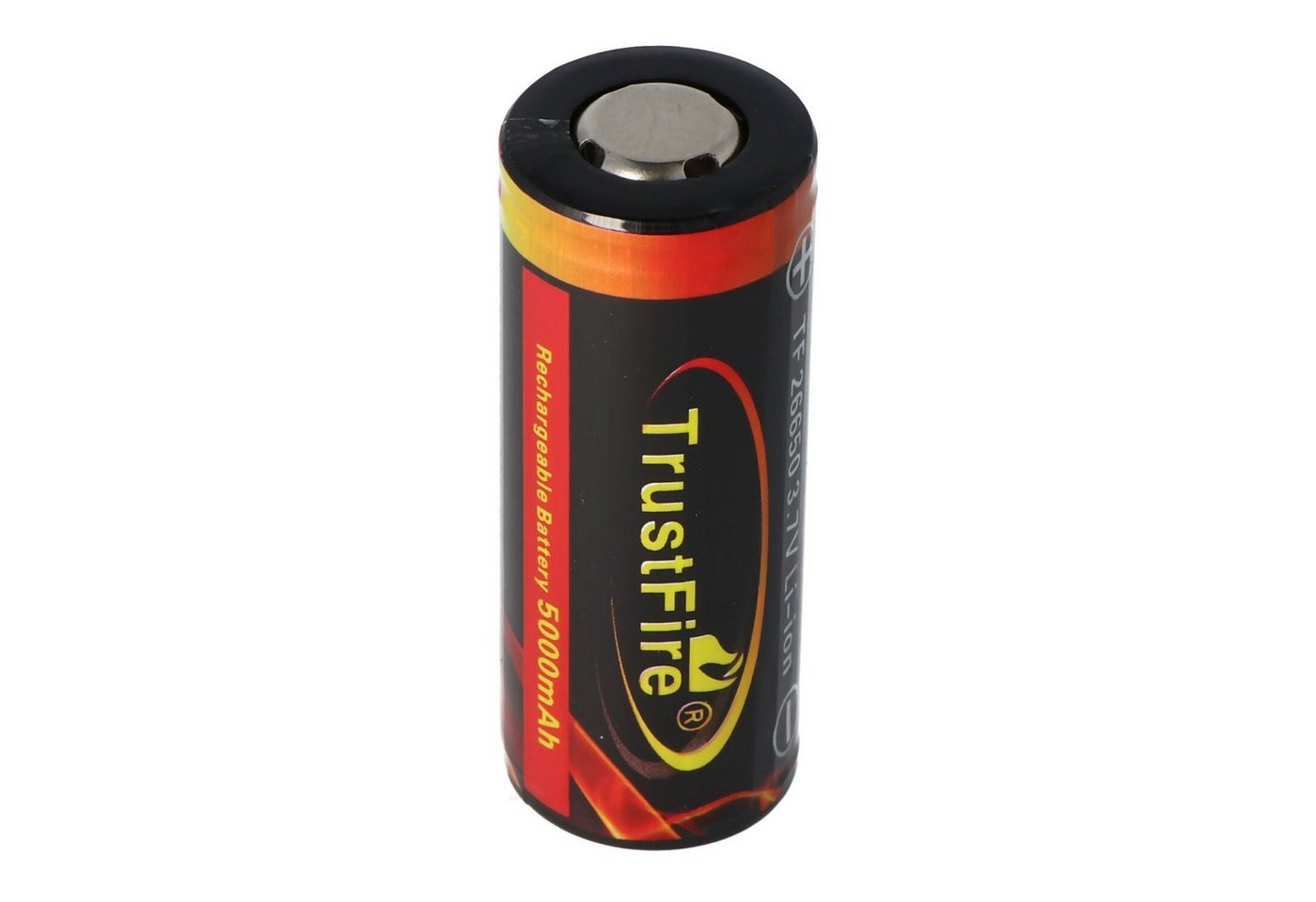 Trustfire Trustfire 26650 5000mAh 3,6V, 3,7V geschützter Li-Ion-Akku, Abmessung Akku 4500 mAh (3,6 V) von Trustfire