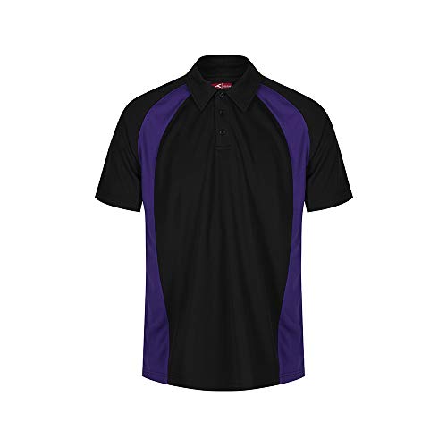 Trutex EPB-BLP-3XL AKOA Standard Fit Polo, Schwarz/Lila, 3XL Größe von Trutex