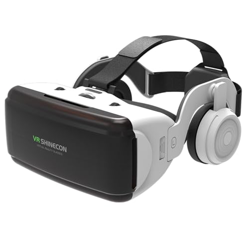 Trveqhk Virtual Reality Brille - Virtual Reality 3D Brille Verstellbar mit HD Linsen - Anti-Blaulicht Vr Brille und Headset für von Trveqhk
