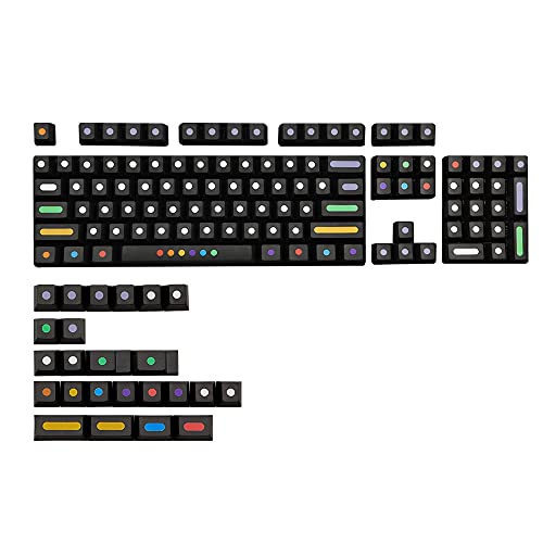 Tsadeer 128 / Set Keycaps Cherry Profile PBT Key Caps für MX Switch Mechanische Tastatur Dye Key Cap von Tsadeer