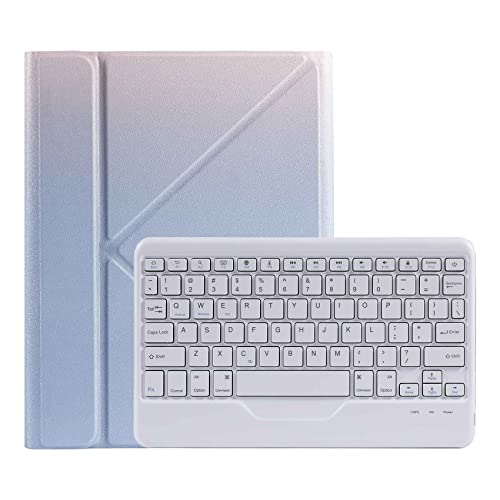 Tsadeer In Pu + Tastatur für 11 2021 2020 2018 / Air 4 10.9 Tablet Flip Case Tablet-Halter mit Stiftschlitz (C) von Tsadeer