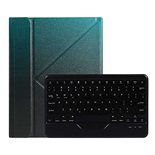 Tsadeer In Pu + Tastatur für 11 2021 2020 2018 / Air 4 10.9 Tablet Flip Case Tablethalterung mit Stiftschlitz (D) von Tsadeer