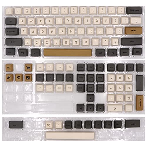 Tsadeer Keycap Untertitel Shimmer Dye für mechanische Tastatur, USB, verkabelt, Cherry MX Switch PBT KEYCAPS von Tsadeer