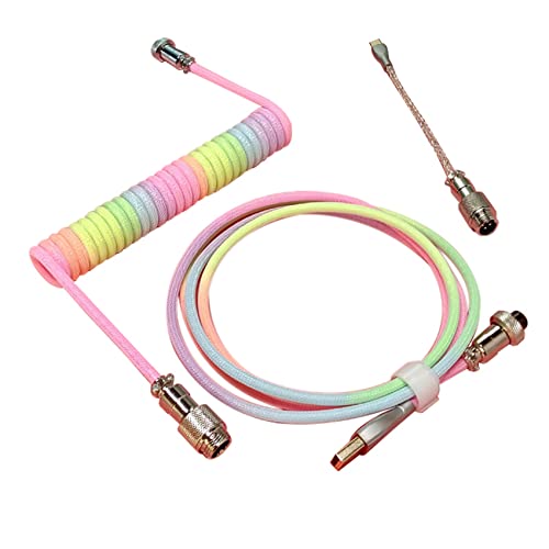 Tsadeer Mechanische Tastatur Flugzeug Aufladen USB eine Mechanische Tastatur eine Spirale B von Tsadeer