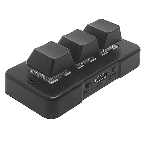 Tsadeer Schwarze Kunststoff-Tastatur für Bürospiele, mechanische Multimedia-Tastatur von Tsadeer