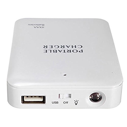 Tsadeer Tragbare USB Bank Ladegeraet Batterie Externer Pack Kasten Box Battery Notfallakku Charger 4X AA Fuer 6plus Smartphones, Tablets, MP3 Player und Tsadeer Tragbare USB Bank Ladegeraet Batterie Externer Pack Kasten Box Battery Notfallakku Charger 4X AA Fuer 6plus Smartphones, Tablets, MP3 Player und von Tsadeer