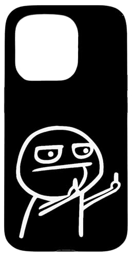 Hülle für iPhone 15 Pro Strichmännchen tshirt Strichmännchen zeigt Mittelfinger Hülle für iPhone 15 Pro Strichmännchen tshirt Strichmännchen zeigt Mittelfinger von Tshirt Shirt T-Shirt Pullover Hoodie Sweater Style