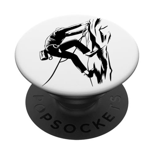 #lele Bergsteiger T-Shirt Bergkletterer Felskletterer Berg PopSockets Klebender PopGrip von Tshirt Shirt T-Shirt Pullover Hoodie Sweater Style
