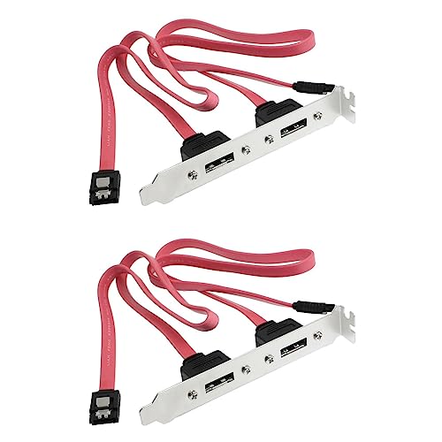 TsoLay 2X Dual-Port-SATA Serial -Kabel Auf ESATA Bracket Adapter Kabel von TsoLay