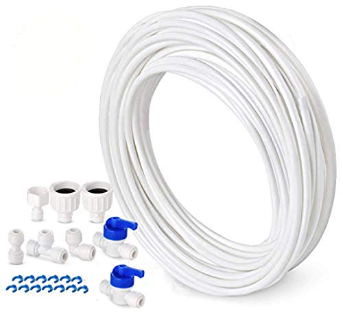 Tspkey Schlauch zur Wasserzufuhr und Kühlschrank-Anschluss-Kit für europäische Kühlschränke, 10 Meter, 6 mm Rohranschluss Tspkey Schlauch zur Wasserzufuhr und Kühlschrank-Anschluss-Kit für europäische Kühlschränke, 10 Meter, 6 mm Rohranschluss von Tspkey